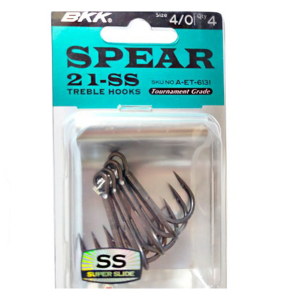 Крючок тройной BKK Spear 21-SS #8 (8шт)