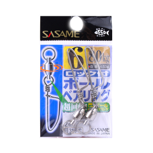 Вертлюг с карабином Sasame 310-C #6(80кг)