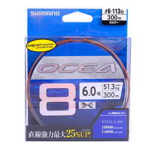 Плетеный шнур Shimano Ocea 8 #6 300м