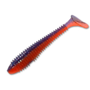 Силиконовая приманка Keitech Swing Impact 4" #PAL09T Violet Fire