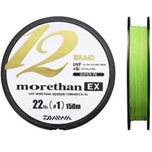 Плетеный шнур Daiwa Morethan UVF+SI 12EX #0.6 150m