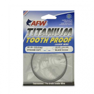 Поводковый материал AFW Titanium Tooth Proof (30lb)