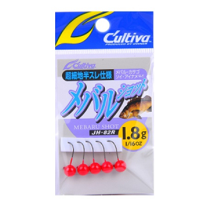 Джиг-головка Cultiva JH-82R 1.8гр (красная)