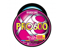 Плетеный шнур Duel PE Hardcore X8 PRO 600m 5color 0.42mm